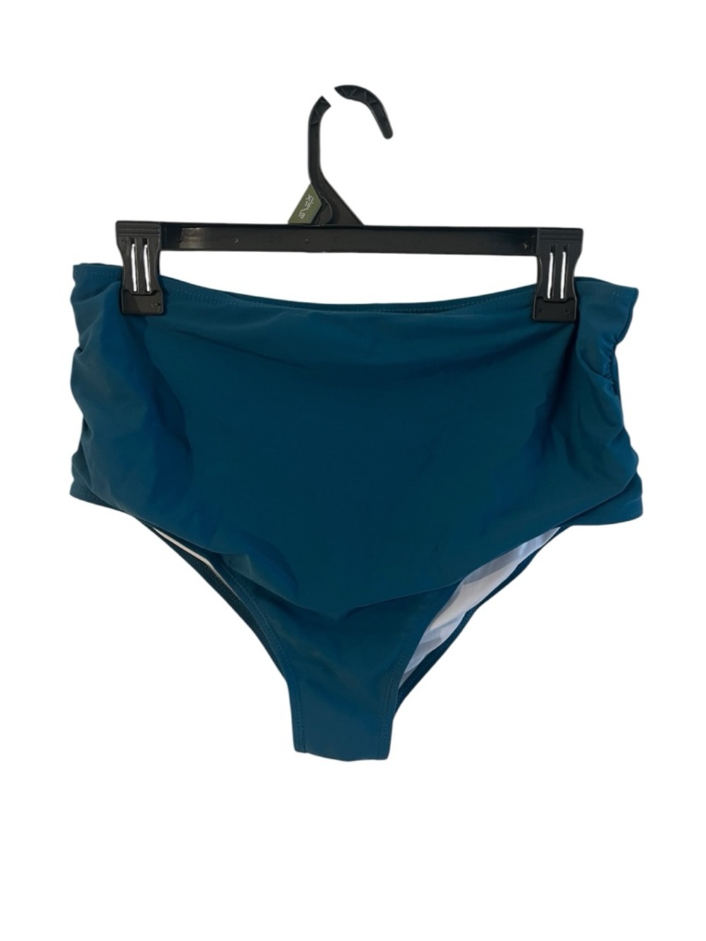 High Waist Bikini Bottoms teal - Picture 1 of 3